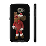 Naughty Kiss My Mistletoe Moose Case Mate Tough Phone Cases