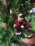 The Naughtys™ – Kiss My Mistletoe Moose (Christmas Tree Ornament)