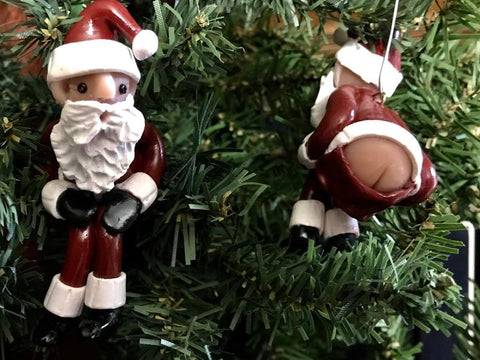 The Naughtys™ – Mooning Santa (Christmas Tree Ornament)