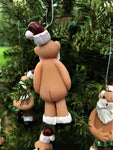 The Naughtys® – Mr Naughty Santa Claus with Stocking Hat (Christmas Tree Ornament)