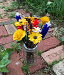The Naughtys™ - Texas Wildflower Bouquet with barbed wire stems