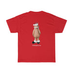 Naughty Corona Virus Santa Claus  Unisex Heavy Cotton Tee