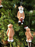 The Naughtys® – Mr Naughty Santa Claus with Stocking Hat (Christmas Tree Ornament)
