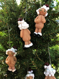 The Naughtys™ – Mrs. Naughty Santa Claus (Christmas Tree Ornament)