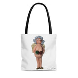 Naughty Mrs Elderly Angel  Tote Bag