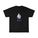 Naughty Mooning Snowman   Unisex Heavy Cotton Tee