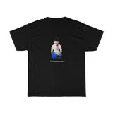 Naughty Mooning Snowman   Unisex Heavy Cotton Tee