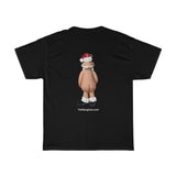 Naughty Corona Virus Santa Claus  Unisex Heavy Cotton Tee