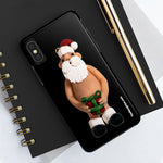 Naughty Mrs Santa Claus Holding His Package  Case Mate Tough Phone Cases