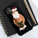 Naughty Mr Santa Claus Holding His Package Case Mate Tough Phone Cases