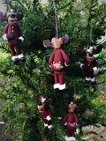 The Naughtys™ – Kiss My Mistletoe Moose (Christmas Tree Ornament)