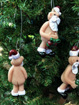 The Naughtys™ – Mr Naughty Santa Claus with Junk In The Box (Christmas Tree Ornament)