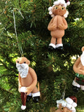 The Naughtys® – Mr Naughty Santa Claus with Stocking Hat (Christmas Tree Ornament)
