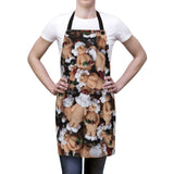 Naughty Mrs Santa Claus Collage Apron