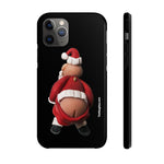 Naughty Mooning Santa Claus Case Mate Tough Phone Cases