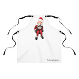 Naughty Mooning Santa Claus Frontside Apron