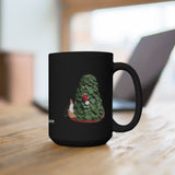 Naughty I Saw Mommy Kissing Santa Mug 15 oz