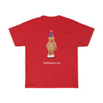 Naughty Mr Birthday Santa Unisex Heavy Cotton Tee