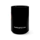 Naughty Finger Salute Santa Mug 15 oz