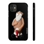 Naughty Finger Salute Santa  Case Mate Tough Phone Cases