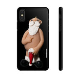 Naughty Finger Salute Santa  Case Mate Tough Phone Cases