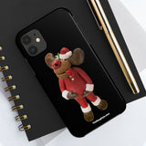 Naughty Kiss My Mistletoe Moose Case Mate Tough Phone Cases