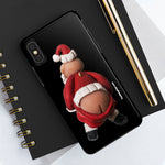 Naughty Mooning Santa Claus Case Mate Tough Phone Cases