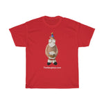 Naughty Mr Birthday Santa Unisex Heavy Cotton Tee