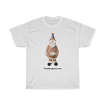 Naughty Mr Birthday Santa Unisex Heavy Cotton Tee