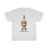 Naughty Mr Birthday Santa Unisex Heavy Cotton Tee