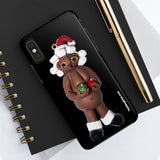 Naughty Mrs Santa Claus Holding Her Balls   Case Mate Tough Phone Cases