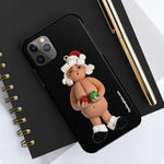 Naughty Mrs Santa Claus Holding Her Balls  Case Mate Tough Phone Cases