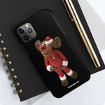 Naughty Kiss My Mistletoe Moose Case Mate Tough Phone Cases