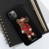 Naughty Kiss My Mistletoe Moose Case Mate Tough Phone Cases