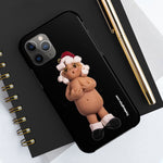 Naughty Mrs Santa Claus Holding Her Boobs Case Mate Tough Phone Cases