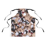 Naughty Mr Santa Claus Collage Apron