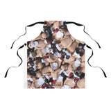 Naughty Mr Santa Claus Collage Apron
