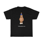 Naughty Mr Birthday Santa Unisex Heavy Cotton Tee