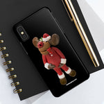 Naughty Kiss My Mistletoe Moose Case Mate Tough Phone Cases