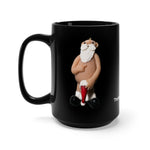 Naughty Finger Salute Santa Mug 15 oz
