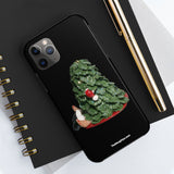 Naughty I Saw Mommy Kissing Santa Case Mate Tough Phone Cases
