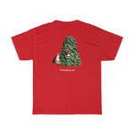 Naughty I Saw Mommy Kissing Santa  Unisex Heavy Cotton Tee
