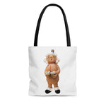 Naughty Mrs Birthday Santa Tote Bag