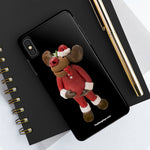 Naughty Kiss My Mistletoe Moose Case Mate Tough Phone Cases