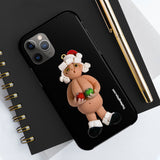 Naughty Mrs Santa Claus Holding Her Balls  Case Mate Tough Phone Cases