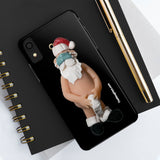Naughty Mr Carona Virus Santa Claus Case Mate Tough Phone Cases