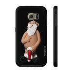 Naughty Finger Salute Santa  Case Mate Tough Phone Cases