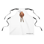 Naughty Mooning Buck Naked Reindeer Backside Apron
