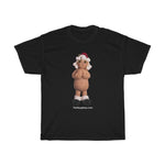 Naughty Mrs. Clause Holding Her Boobs  Unisex Heavy Cotton Tee