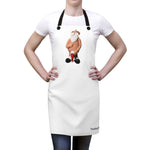 Naughty Finger Salute Santa Claus Apron